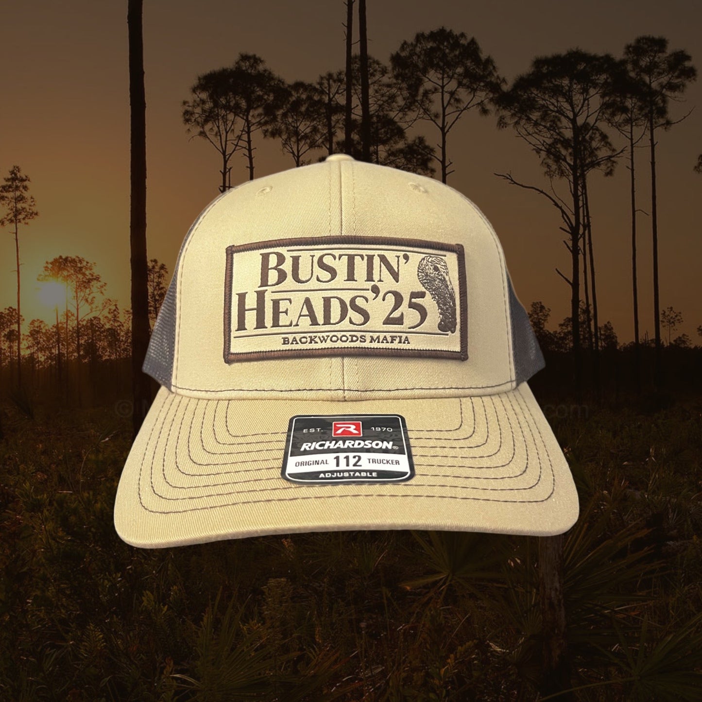 Bustin’ Heads ‘25 Khaki/Brown 112